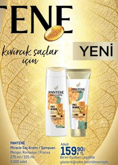 Pantene Miracle Saç Kremi / Şampuan 275 Ml / 325 Ml