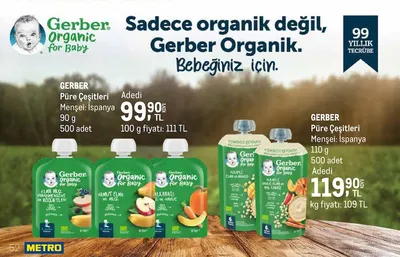 Gerber Püre Çeşitleri 90 G