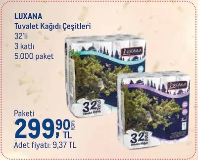 Luxana Tuvalet Kağıdı Çeşitleri 32'Li