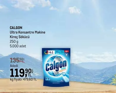Calgon Ultra Konsantre Makine Kireç Sökücü 250 G