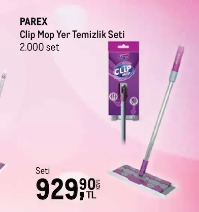 Parex Clip Mop Yer Temizlik Seti