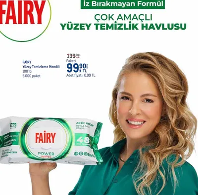 Fairy Yüzey Temizleme Mendili 100'Lü
