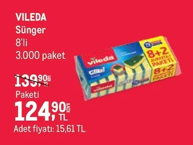 Vileda Sünger 8'Li