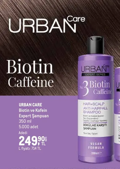 Urban Care Biotin Ve Kafein Expert Şampuan 350 Ml