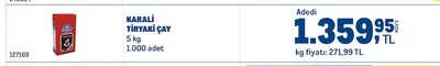 Karali Tiryakî Çay 5 Kg
