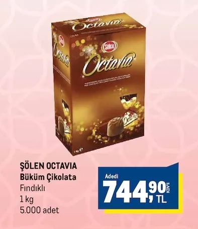 Şölen Octavia Büküm Çikolata Fındıklı 1 Kg