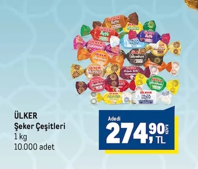 Ülker Şeker Çeşitleri 1 Kg