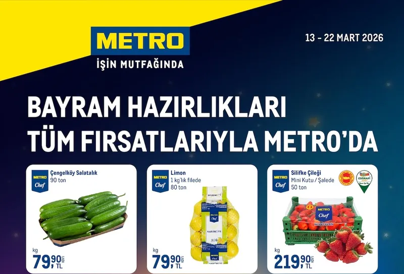 Metro Chef Çengelköy Salatalık 90 Ton