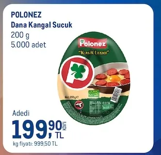 Polonez Dana Kangal Sucuk 200 G