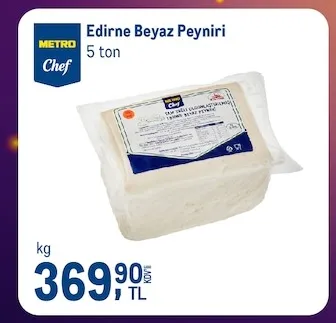 Metro Chef Edirne Beyaz Peyniri 5 Ton