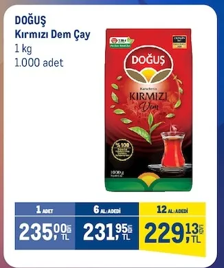 Doğuş Kırmızı Dem Çay 1 Kg