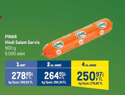 Pinar Hindi Salam Servis 900 G