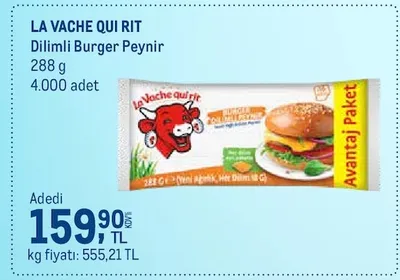 La Vache Qui Rit Dilimli Burger Peynir 288 G