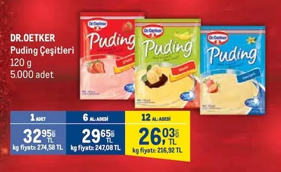 Dr. Oetker Puding Çeşitleri 120 G