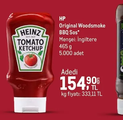 Hp Original Woodsmoke Bbq Sos 465 G