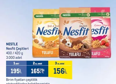 Nestle Nesfit Çeşitleri 400 / 420 G