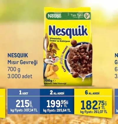 Nesquik Mısır Gevreği 700 G