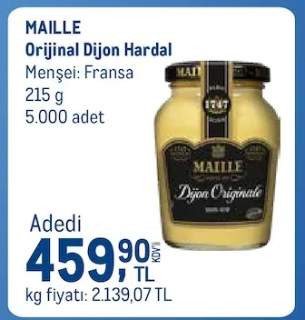 Maille Orijinal Dijon Hardal 215 G