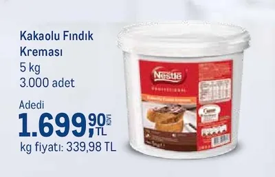 Kakaolu Fındık Kreması 5 Kg