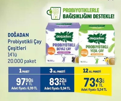 Doğadan Probiyotikli Çay Çeşitleri 14'Lü
