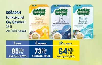 Doğadan Fonksiyonel Çay Çeşitleri 18'Li