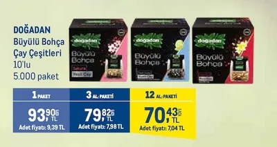 Doğadan Büyülü Bohça Çay Çeşitleri 10'Lu