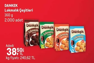 Dankek Lokmalık Çeşitleri 160 G