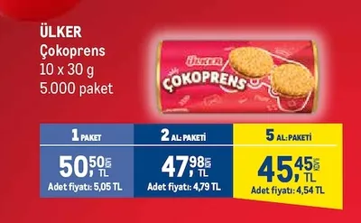 Ülker Çokoprens 10 X 30 G