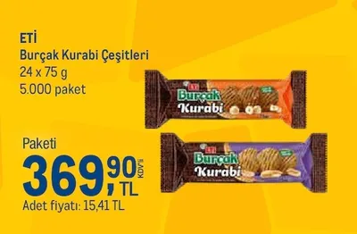Eti Burçak Kurabi Çeşitleri 24 X 75 G