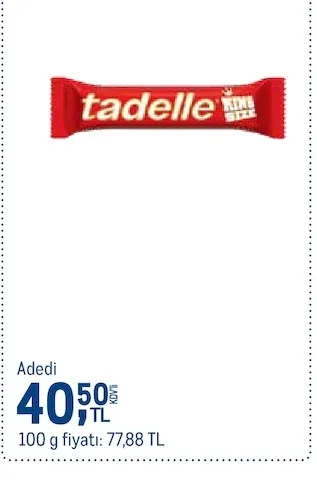 Tadelle King Size Çikolata