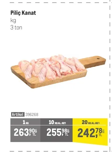 Piliç Kanat Kg
