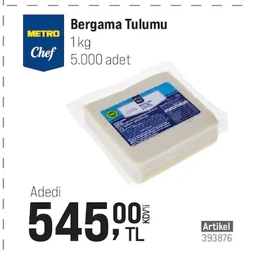 Metro Chef Bergama Tulumu 1 Kg