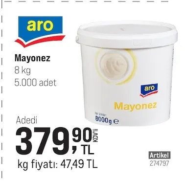 Aro Mayonez 8 Kg