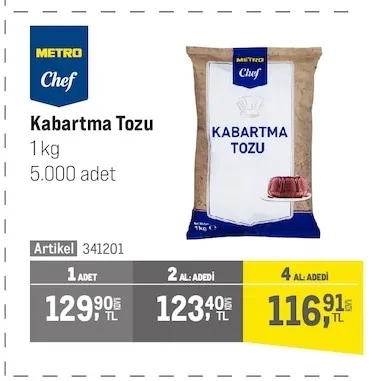 Metro Chef Kabartma Tozu 1Kg