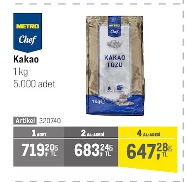 Metro Chef Kakao 1Kg