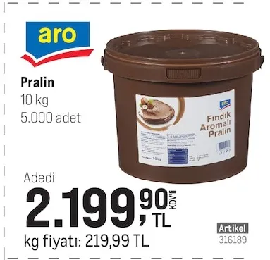 Aro Pralin 10 Kg