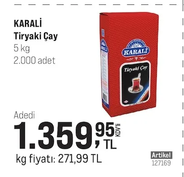 Karali Tiryaki Çay