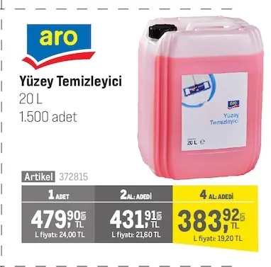 Aro Yüzey Temizleyici 20 L