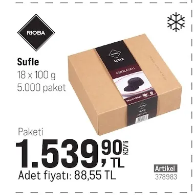 Rioba Sufle 18 X 100 G