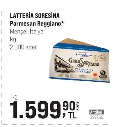 Latteria Soresina Parmesan Reggiano
