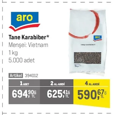 Aro Tane Karabiber 1 Kg