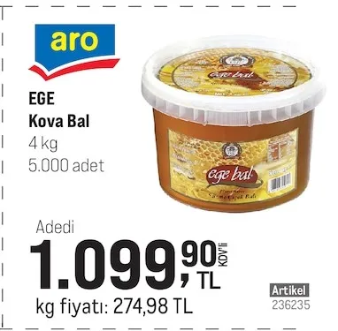 Aro Ege Kova Bal 4 Kg