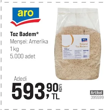 Aro Toz Badem 1Kg