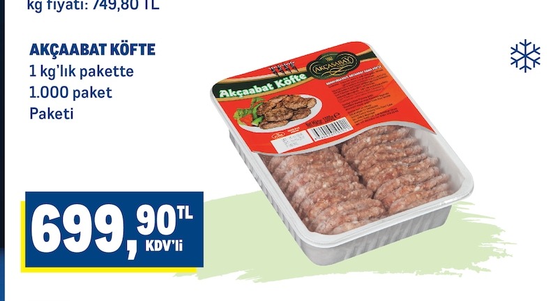 Akçaabat Köfte 1 Kg