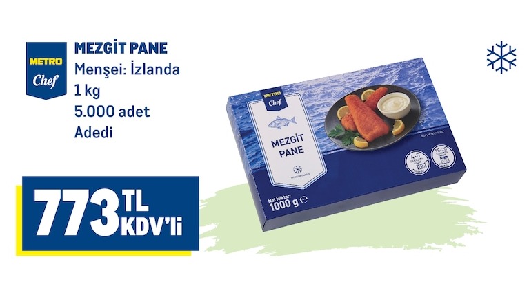 Metro Chef Mezgit Pane 1 Kg