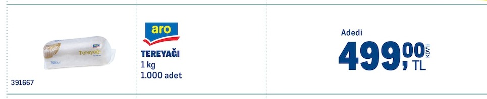 Aro Tereyaği 1 Kg
