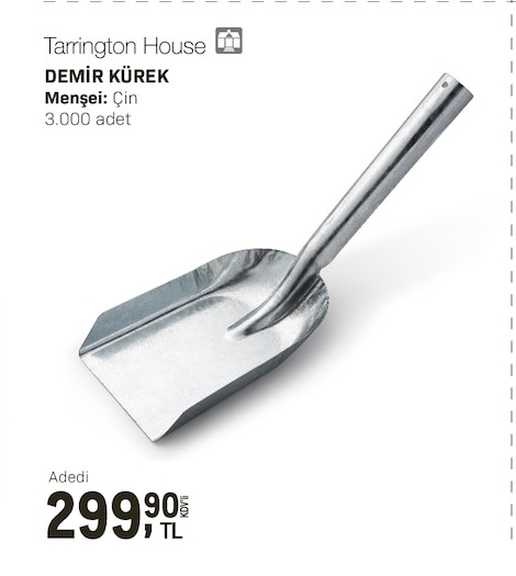 Tarrington House Demır Kürek 3.000 Adet