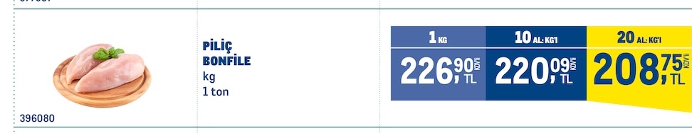 Piliç Bonfile Kg