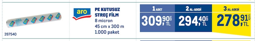 Aro Pe Kutususuz Streç Film