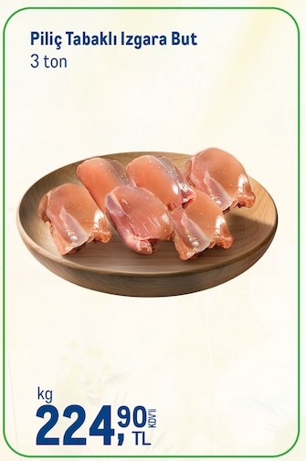 Piliç Tabaklı Izgara But 3 Kg
